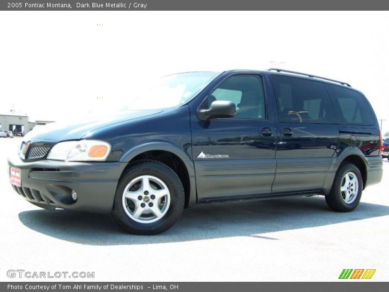 Dark Blue Metallic / Gray 2005 Pontiac Montana