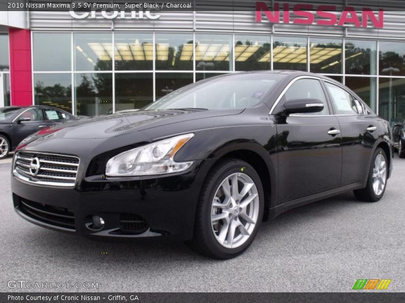 Super Black / Charcoal 2010 Nissan Maxima 3.5 SV Premium