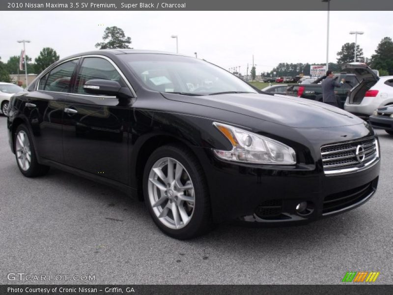 Super Black / Charcoal 2010 Nissan Maxima 3.5 SV Premium