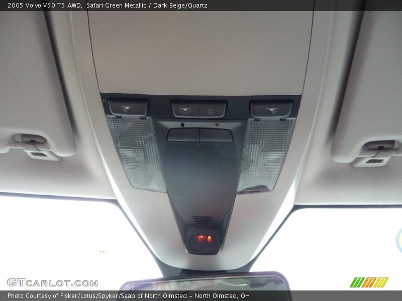 Safari Green Metallic / Dark Beige/Quartz 2005 Volvo V50 T5 AWD