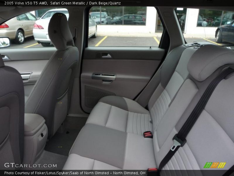 Safari Green Metallic / Dark Beige/Quartz 2005 Volvo V50 T5 AWD