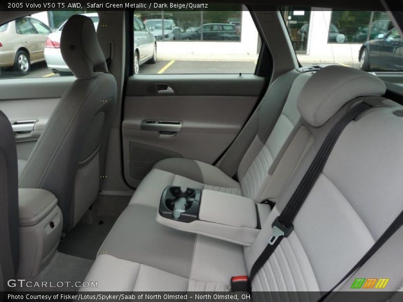 Safari Green Metallic / Dark Beige/Quartz 2005 Volvo V50 T5 AWD