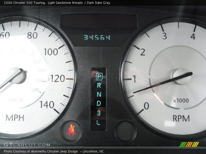 Light Sandstone Metallic / Dark Slate Gray 2009 Chrysler 300 Touring