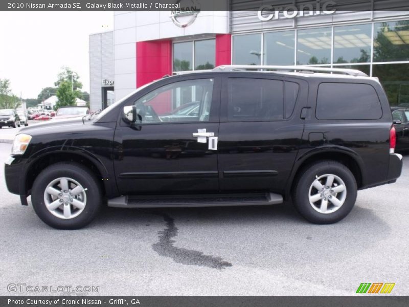 Galaxy Black Metallic / Charcoal 2010 Nissan Armada SE