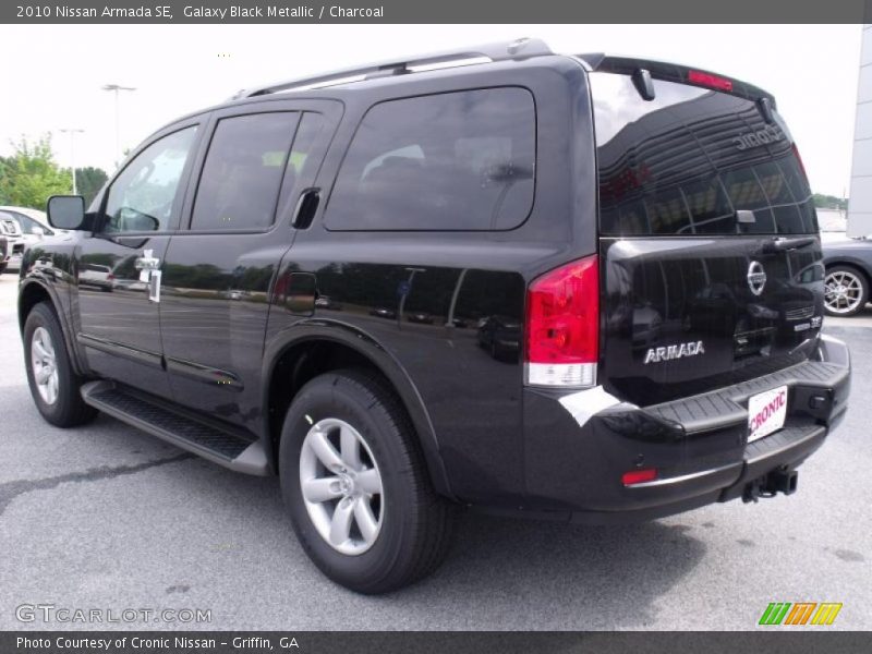 Galaxy Black Metallic / Charcoal 2010 Nissan Armada SE
