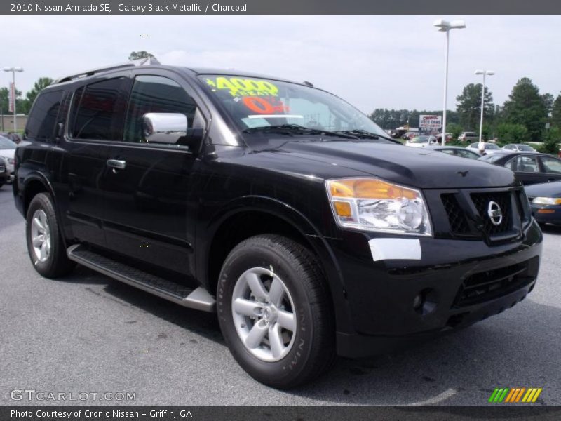 Galaxy Black Metallic / Charcoal 2010 Nissan Armada SE