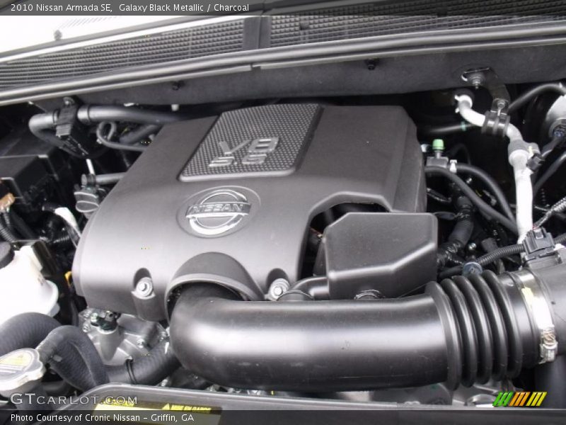 Galaxy Black Metallic / Charcoal 2010 Nissan Armada SE