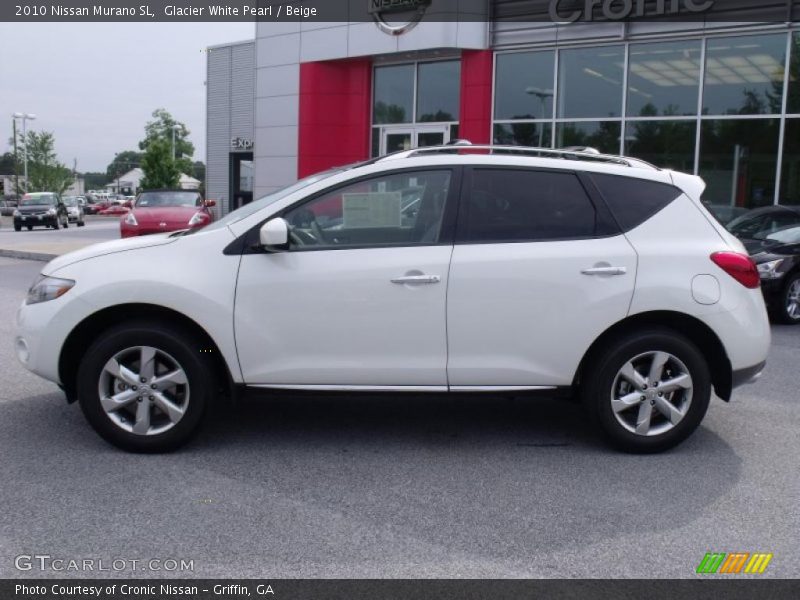 Glacier White Pearl / Beige 2010 Nissan Murano SL