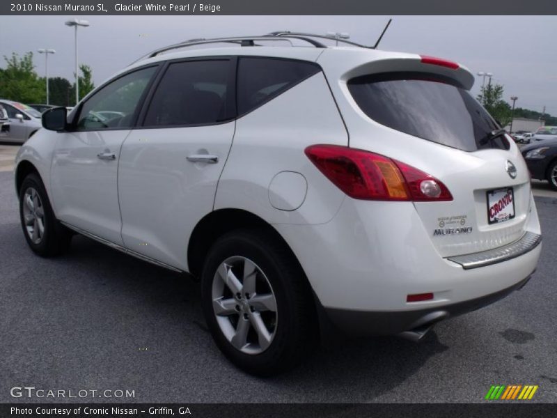 Glacier White Pearl / Beige 2010 Nissan Murano SL