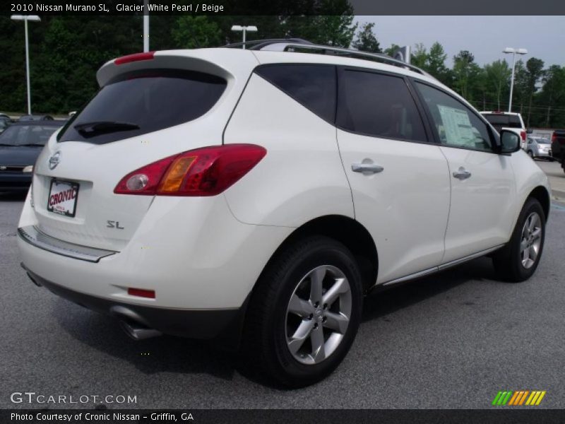 Glacier White Pearl / Beige 2010 Nissan Murano SL