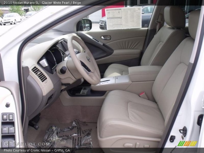 Glacier White Pearl / Beige 2010 Nissan Murano SL