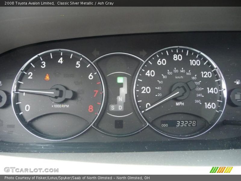 Classic Silver Metallic / Ash Gray 2008 Toyota Avalon Limited