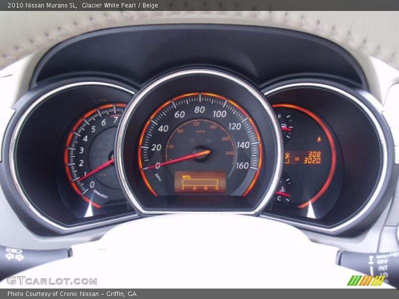 Glacier White Pearl / Beige 2010 Nissan Murano SL