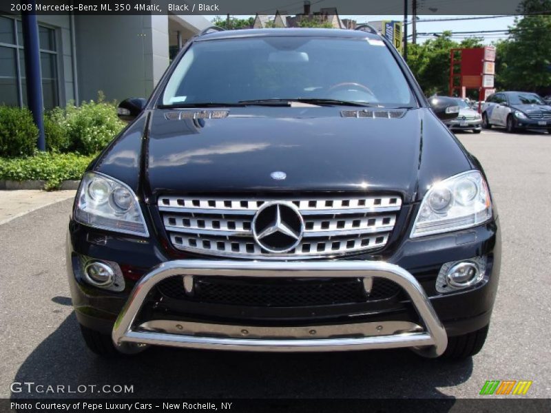 Black / Black 2008 Mercedes-Benz ML 350 4Matic