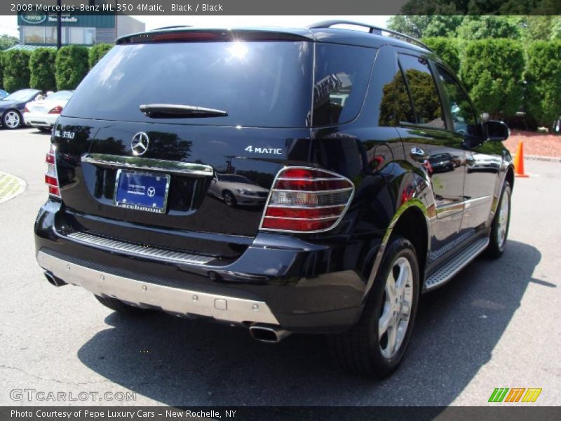 Black / Black 2008 Mercedes-Benz ML 350 4Matic