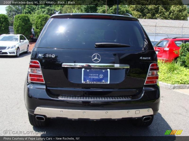 Black / Black 2008 Mercedes-Benz ML 350 4Matic