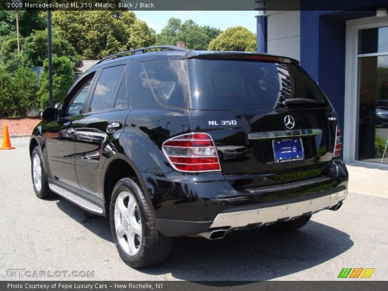Black / Black 2008 Mercedes-Benz ML 350 4Matic