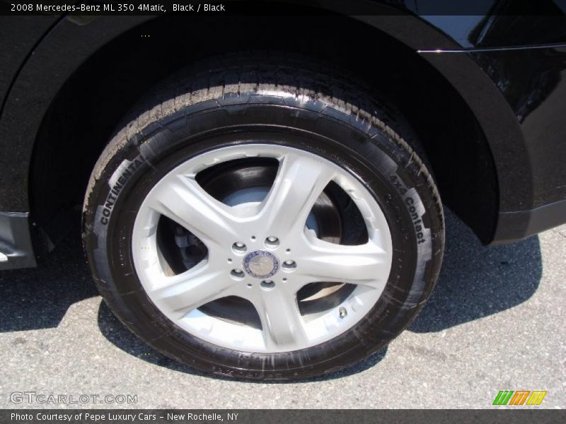 Black / Black 2008 Mercedes-Benz ML 350 4Matic