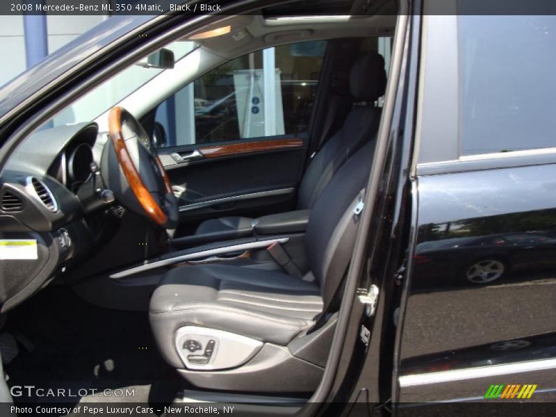 Black / Black 2008 Mercedes-Benz ML 350 4Matic