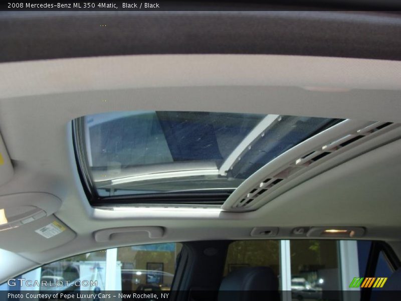 Black / Black 2008 Mercedes-Benz ML 350 4Matic