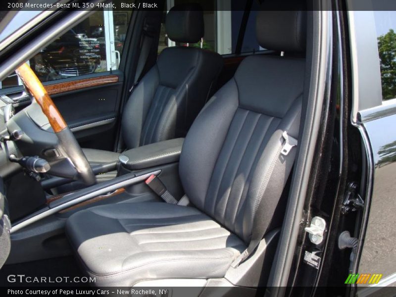 Black / Black 2008 Mercedes-Benz ML 350 4Matic