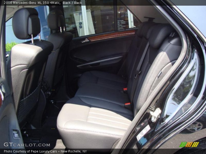 Black / Black 2008 Mercedes-Benz ML 350 4Matic