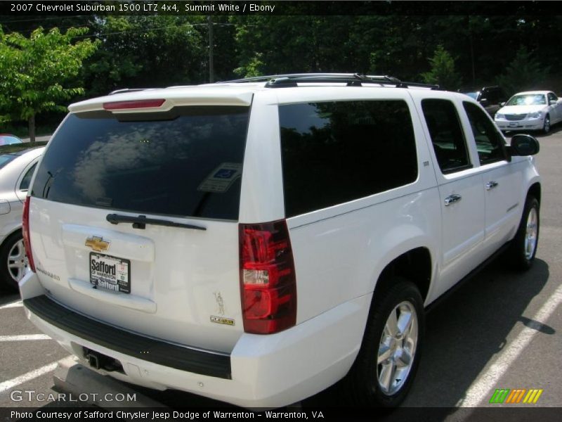 Summit White / Ebony 2007 Chevrolet Suburban 1500 LTZ 4x4