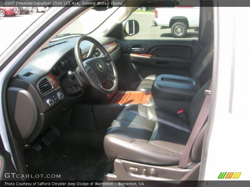 Summit White / Ebony 2007 Chevrolet Suburban 1500 LTZ 4x4