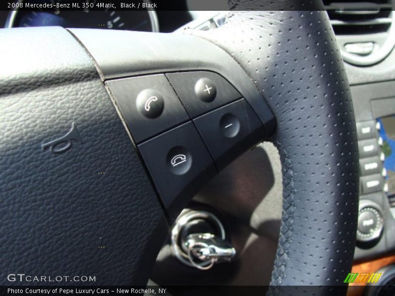 Black / Black 2008 Mercedes-Benz ML 350 4Matic