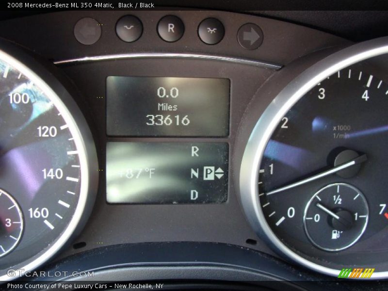 Black / Black 2008 Mercedes-Benz ML 350 4Matic