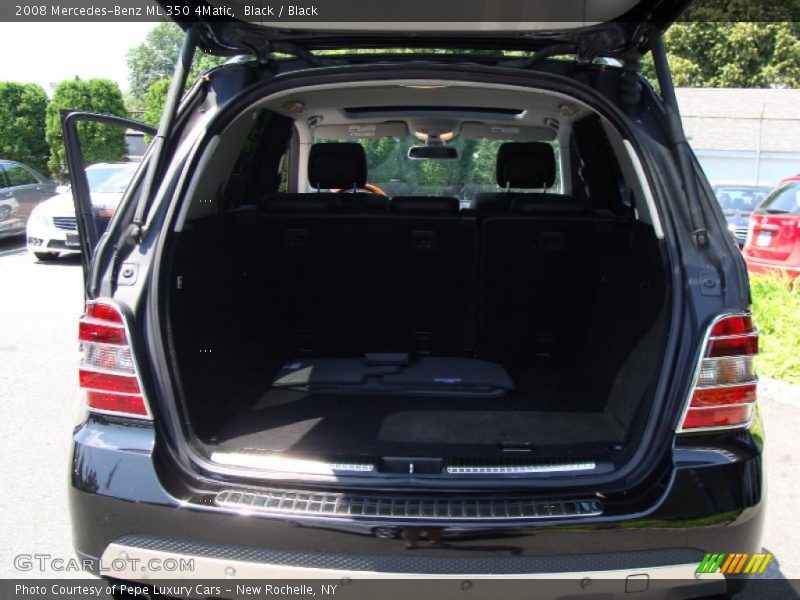 Black / Black 2008 Mercedes-Benz ML 350 4Matic