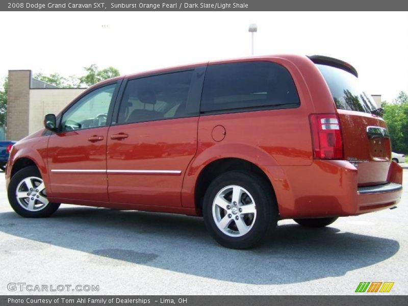 Sunburst Orange Pearl / Dark Slate/Light Shale 2008 Dodge Grand Caravan SXT