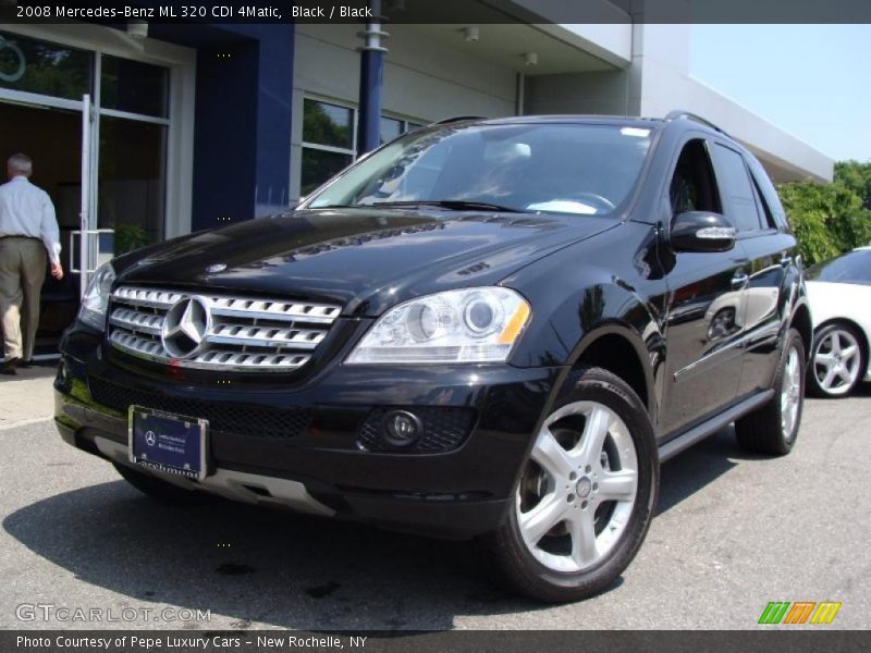 Black / Black 2008 Mercedes-Benz ML 320 CDI 4Matic