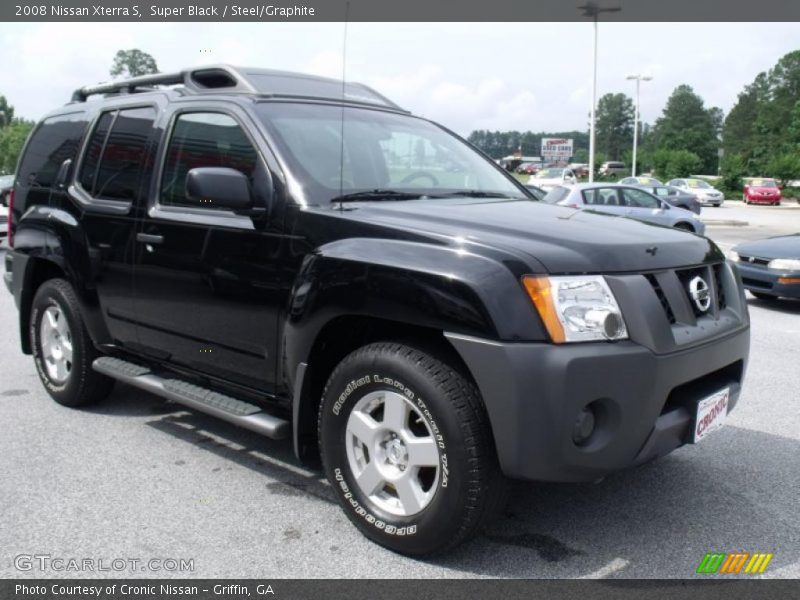 Super Black / Steel/Graphite 2008 Nissan Xterra S
