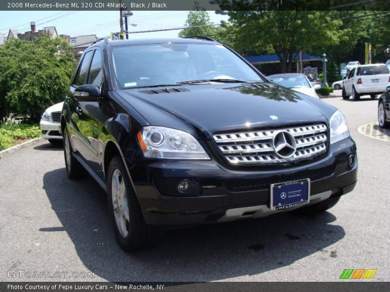 Black / Black 2008 Mercedes-Benz ML 320 CDI 4Matic