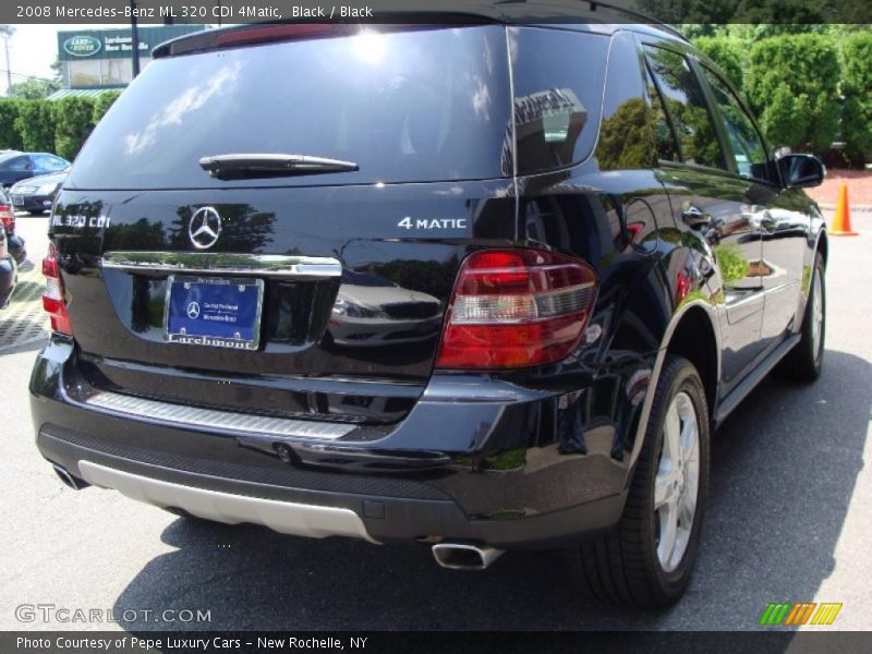 Black / Black 2008 Mercedes-Benz ML 320 CDI 4Matic