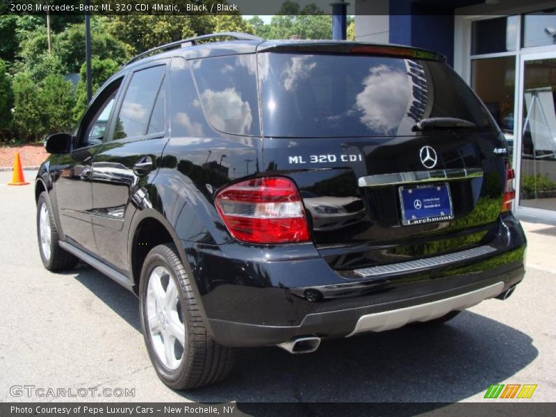 Black / Black 2008 Mercedes-Benz ML 320 CDI 4Matic