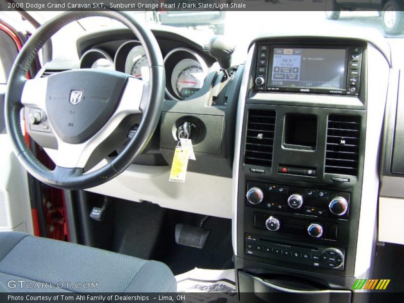 Sunburst Orange Pearl / Dark Slate/Light Shale 2008 Dodge Grand Caravan SXT