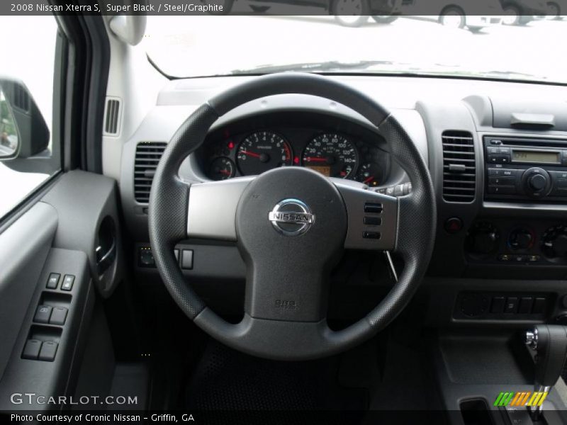 Super Black / Steel/Graphite 2008 Nissan Xterra S