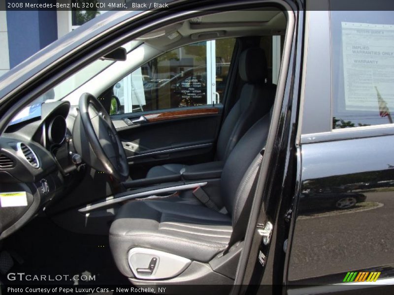 Black / Black 2008 Mercedes-Benz ML 320 CDI 4Matic