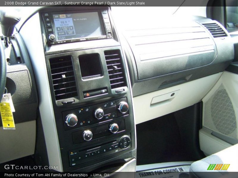 Sunburst Orange Pearl / Dark Slate/Light Shale 2008 Dodge Grand Caravan SXT