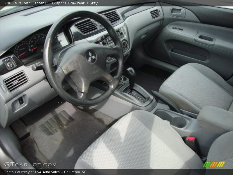 Graphite Gray Pearl / Gray 2006 Mitsubishi Lancer ES