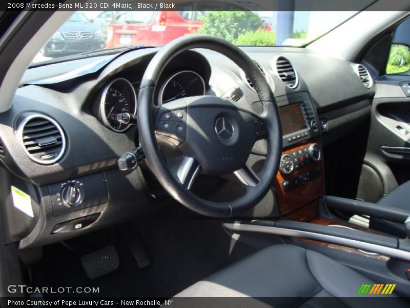 Black / Black 2008 Mercedes-Benz ML 320 CDI 4Matic