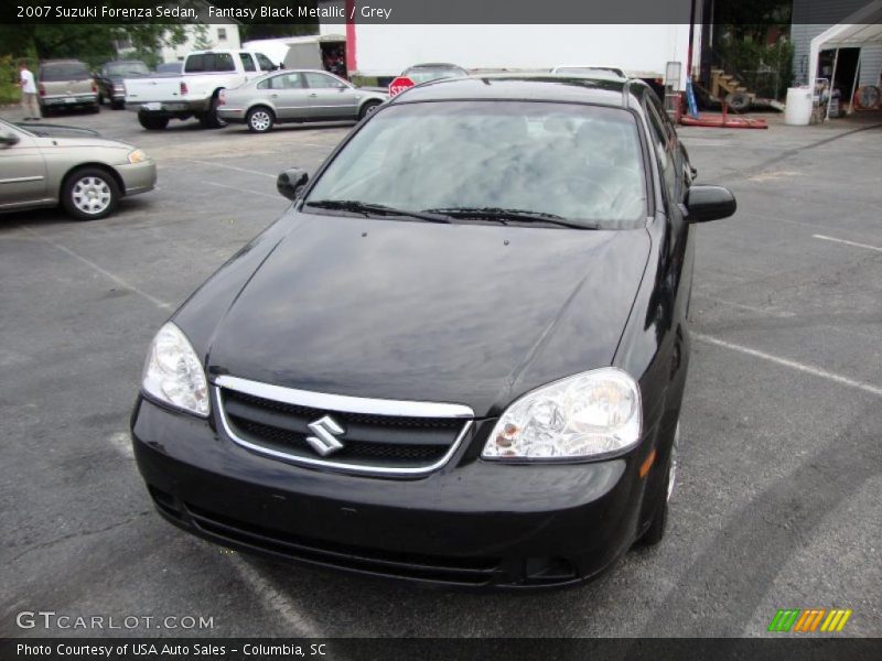 Fantasy Black Metallic / Grey 2007 Suzuki Forenza Sedan