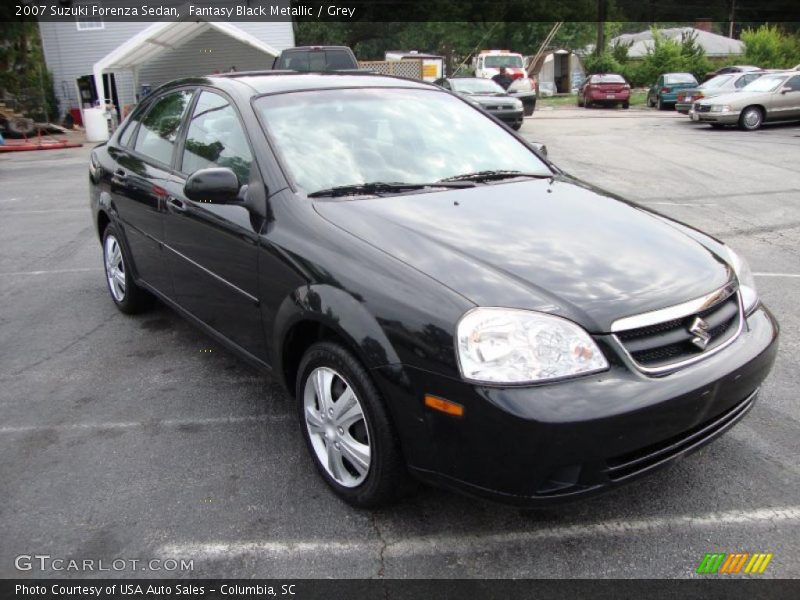 Fantasy Black Metallic / Grey 2007 Suzuki Forenza Sedan