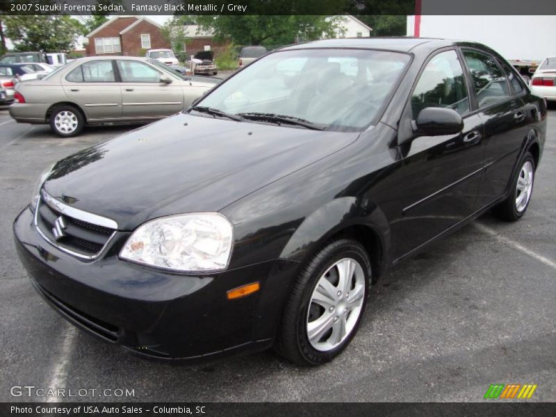 Fantasy Black Metallic / Grey 2007 Suzuki Forenza Sedan