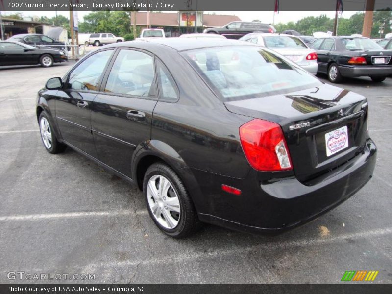 Fantasy Black Metallic / Grey 2007 Suzuki Forenza Sedan