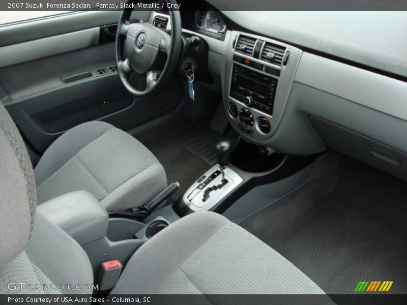 Fantasy Black Metallic / Grey 2007 Suzuki Forenza Sedan