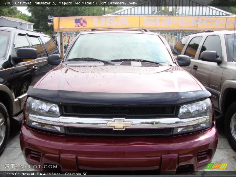 Majestic Red Metallic / Light Cashmere/Ebony 2005 Chevrolet TrailBlazer LS