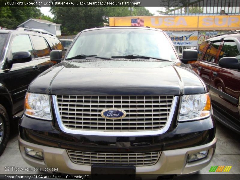 Black Clearcoat / Medium Parchment 2003 Ford Expedition Eddie Bauer 4x4
